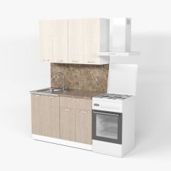 Кухонный гарнитур Ольга лайт 1 1200 мм в Невьянске - nevyansk.mebel24.online | фото 4