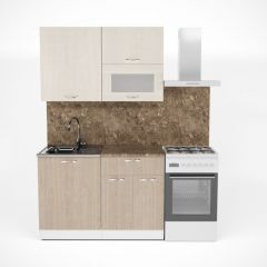 Кухонный гарнитур Ольга лайт 3 1200 мм в Невьянске - nevyansk.mebel24.online | фото 3