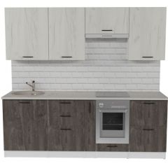 Кухонный гарнитур Сиена компакт 2200 мм в Невьянске - nevyansk.mebel24.online | фото 3