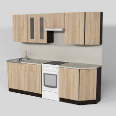 Кухонный гарнитур Симона базис 2400 в Невьянске - nevyansk.mebel24.online | фото 2