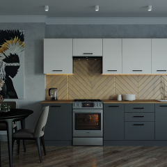 Кухонный гарнитур Вегас 3000 (Стол. 26мм) в Невьянске - nevyansk.mebel24.online | фото