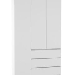 МОРИ МШ 1200.1 Шкаф (белый) в Невьянске - nevyansk.mebel24.online | фото 2
