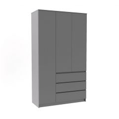 МОРИ МШ 1200.1 Шкаф (графит) в Невьянске - nevyansk.mebel24.online | фото 2