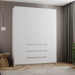 МОРИ МШ 1600.1 Шкаф (белый) в Невьянске - nevyansk.mebel24.online | фото