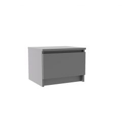 МОРИ ТПМ 400.1 Тумба прикроватная (графит) в Невьянске - nevyansk.mebel24.online | фото 2