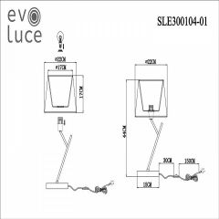 Настольная лампа декоративная EVOLUCE Denice SLE300104-01 в Невьянске - nevyansk.mebel24.online | фото 7