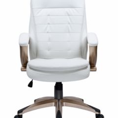 Офисное кресло для руководителей DOBRIN DONALD LMR-106B белый в Невьянске - nevyansk.mebel24.online | фото