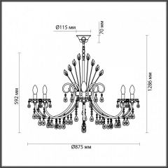 Подвесная люстра Odeon Light Versia 4977/10 в Невьянске - nevyansk.mebel24.online | фото 5
