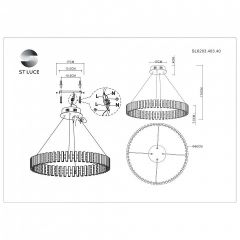 Подвесная люстра ST-Luce Estense SL6203.403.40 в Невьянске - nevyansk.mebel24.online | фото 5
