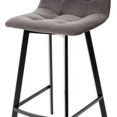 Полубарный стул CHILLI-QB SQUARE графит #14, велюр / черный каркас (H=66cm) М-City в Невьянске - nevyansk.mebel24.online | фото