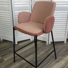 Полубарный стул NYX (H=65cm) VF109 розовый / VF110 брусничный М-City в Невьянске - nevyansk.mebel24.online | фото