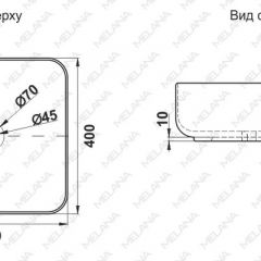 Раковина MELANA MLN-78110 в Невьянске - nevyansk.mebel24.online | фото 2