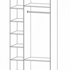 ГАММА Шкаф 3-х створчатый в Невьянске - nevyansk.mebel24.online | фото 2