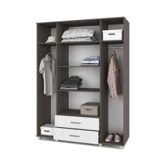 ЕВА Шкаф 4-х дверный Е43 в Невьянске - nevyansk.mebel24.online | фото 2