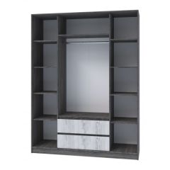 Шкаф 4х створчатый НКМ Милана секция №22 в Невьянске - nevyansk.mebel24.online | фото 2