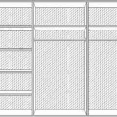 Шкаф 6-ти дверный с зеркалами (08.246) Ирина (беж) в Невьянске - nevyansk.mebel24.online | фото 2