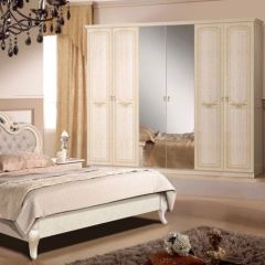 Шкаф 6-ти дверный с зеркалами (08.246) Ирина (беж) в Невьянске - nevyansk.mebel24.online | фото 3