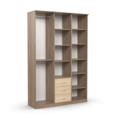 Шкаф комбинированный Дуэт Люкс без зеркала в Невьянске - nevyansk.mebel24.online | фото 2