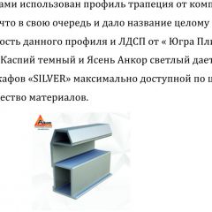 Шкаф-купе 1950 серии SILVER S5+S5+S5 B22+PL4 (по 2 ящика лев/прав+F обр.штанга) профиль «Серебро» в Невьянске - nevyansk.mebel24.online | фото 4