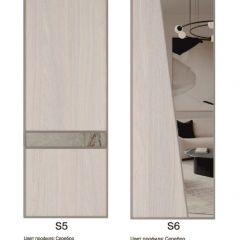 Шкаф-купе 1950 серии SILVER S5+S5+S5 B22+PL4 (по 2 ящика лев/прав+F обр.штанга) профиль «Серебро» в Невьянске - nevyansk.mebel24.online | фото 14