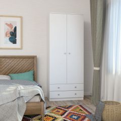 Шкаф Нина (М6) Белый в Невьянске - nevyansk.mebel24.online | фото