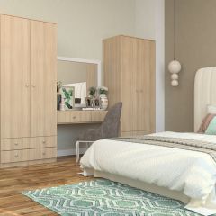 Шкаф Нина (М6) Ясень шимо светлый в Невьянске - nevyansk.mebel24.online | фото