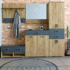 Шкаф с ящиками НКМ Бостон Секция 6 в Невьянске - nevyansk.mebel24.online | фото 2