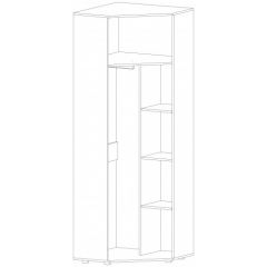 ИНФИНИТИ Прихожая Шкаф угловой (Ясень шимо комб.) в Невьянске - nevyansk.mebel24.online | фото 2
