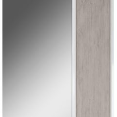 Шкаф-зеркало Uno 60 Дуб серый левый/правый Домино (DU1503HZ) в Невьянске - nevyansk.mebel24.online | фото 5