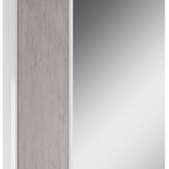 Шкаф-зеркало Uno 60 Дуб серый левый/правый Домино (DU1503HZ) в Невьянске - nevyansk.mebel24.online | фото 2