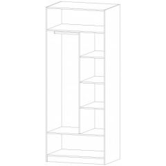 ДИАНА Шкаф 2-х створчатый в Невьянске - nevyansk.mebel24.online | фото 2