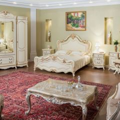 Спальный гарнитур Мона Лиза (крем) 1600 в Невьянске - nevyansk.mebel24.online | фото