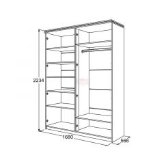 Спальный гарнитур Ольга-13 (модульный) в Невьянске - nevyansk.mebel24.online | фото 31