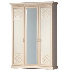 Спальный гарнитур Парма (модульный) кремовый белый в Невьянске - nevyansk.mebel24.online | фото 3