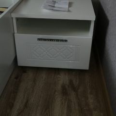 Спальный гарнитур Тиффани (БЕЛЫЙ ТЕКСТУРНЫЙ/БЕЛЫЙ) в Невьянске - nevyansk.mebel24.online | фото 4