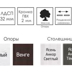 Стол раскладной Ялта-2 (опоры массив резной) в Невьянске - nevyansk.mebel24.online | фото 4