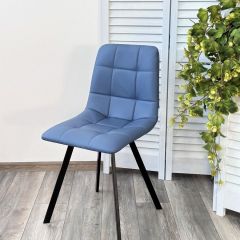 Стул CHILLI-Q SQUARE Oracul 795 Синий, экокожа PU / черный каркас, М-City в Невьянске - nevyansk.mebel24.online | фото 6