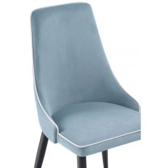 Стул на металлокаркасе Kora 1 light blue / white / black в Невьянске - nevyansk.mebel24.online | фото 5