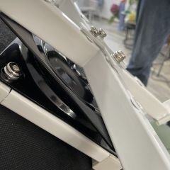 Стул MAVERICK 360 град. поворот. BLUVEL-40 BEIGE/ белый каркас, М-City в Невьянске - nevyansk.mebel24.online | фото 4
