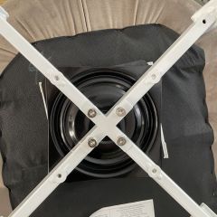Стул MAVERICK 360 град. поворот. BLUVEL-40 BEIGE/ белый каркас, М-City в Невьянске - nevyansk.mebel24.online | фото 5