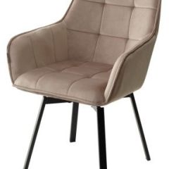 Стул MAVERICK 360 град. поворот. BLUVEL-40 BEIGE/ черный каркас, М-City в Невьянске - nevyansk.mebel24.online | фото