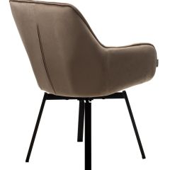 Стул MAVERICK 360 град. поворот. BLUVEL-40 BEIGE/ черный каркас, М-City в Невьянске - nevyansk.mebel24.online | фото 2