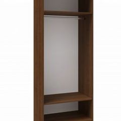 ВЕСТА ВГШ-1 Шкаф платяной МДФ Орех Донской в Невьянске - nevyansk.mebel24.online | фото 2
