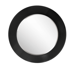 Зеркало круглое черный (РМ/02(S) в Невьянске - nevyansk.mebel24.online | фото