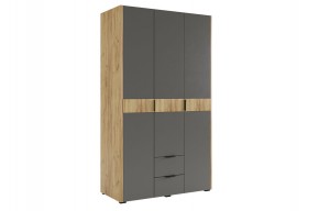 АДАМ К2 Спальный гарнитур (графит) в Невьянске - nevyansk.mebel24.online | фото 8