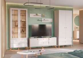 АФИНА Гостиная (модульная) кашемир серый в Невьянске - nevyansk.mebel24.online | фото 1