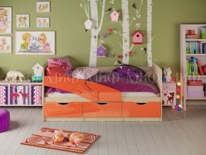 ДЕЛЬФИН Кровать 1800 (Оранжевый металлик) в Невьянске - nevyansk.mebel24.online | фото 1