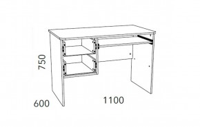 Детская Фанк Стол для компьютера НМ 009.19-05 М2 в Невьянске - nevyansk.mebel24.online | фото 3