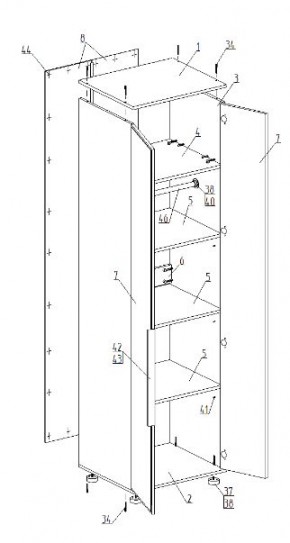 Детская "Лео" (модульная) в Невьянске - nevyansk.mebel24.online | фото 9