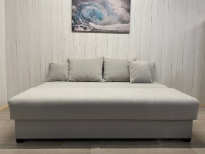 Диван Комфорт-1 (НПБ) велюр Luma 13 св.серый в Невьянске - nevyansk.mebel24.online | фото 3
